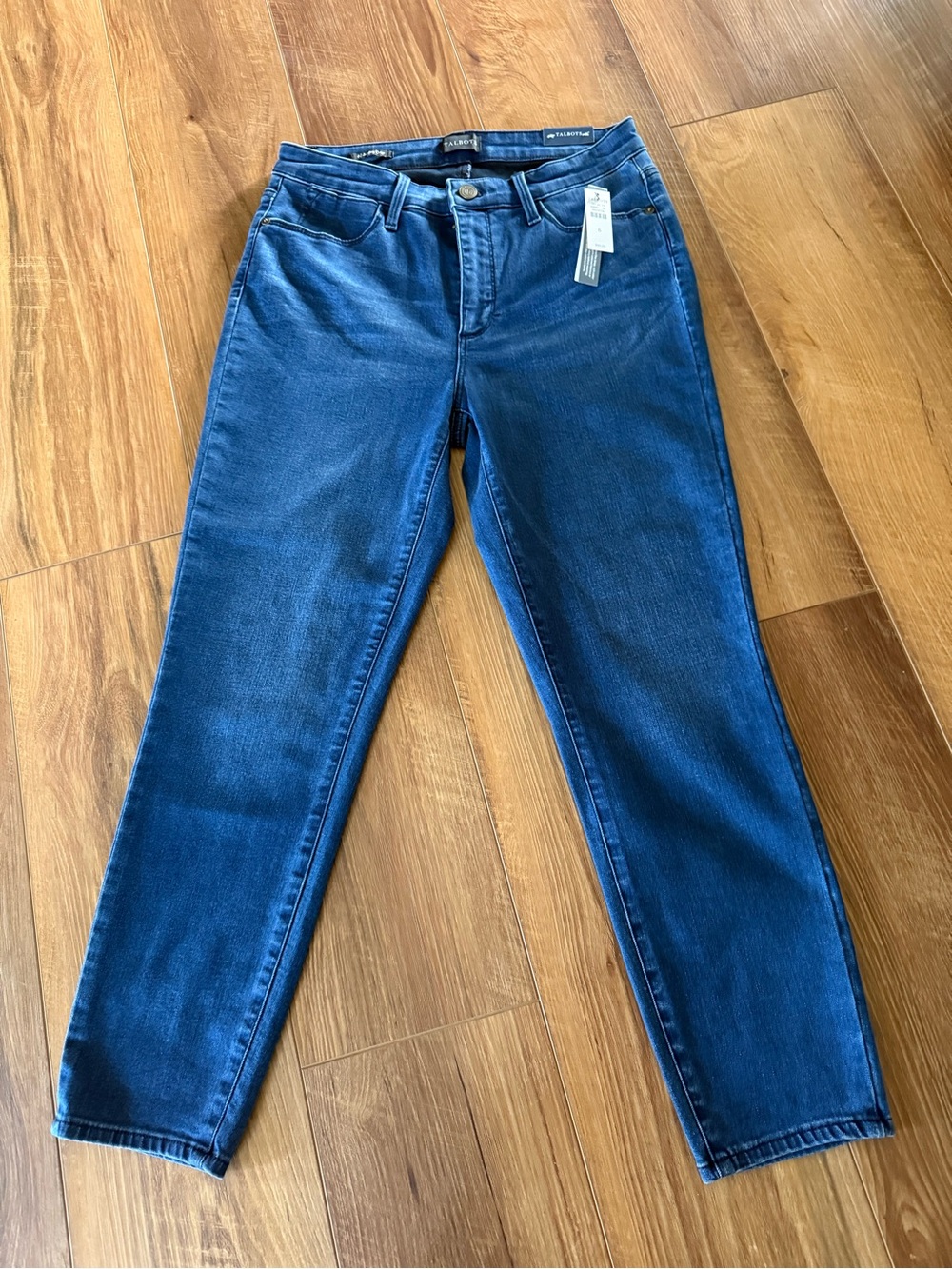 Talbots Blue Skinny Jeans - Mid/Dark Wash
